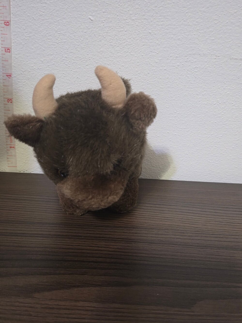 vintage 1980s "It's All Greek To Me" Buffalo / Bison plush.